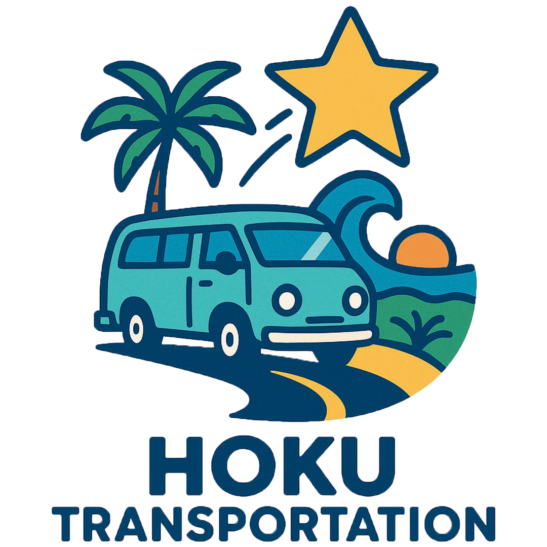 logo for Hoku Transportation on Oahu, Hawaii